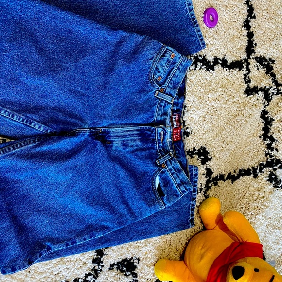 VTG Old Navy Blue Jeans 10 Regular Relaxed Highwaisted - Picture 2 of 3